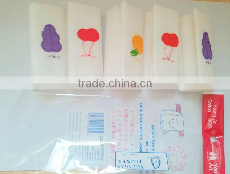 100% Cotton Gauze Towel Kitchen Cloth 38CM X 38CM 5pcs In Stock