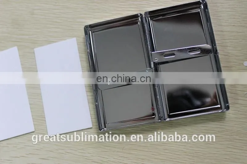 custom print cigarette case with aluminum sheet for sublimation