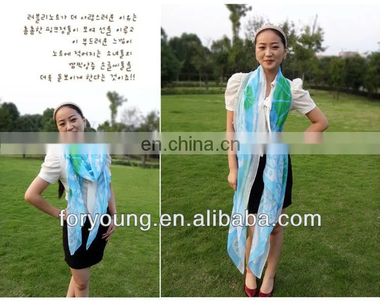 spring 2013 mint green fashion lady scarf