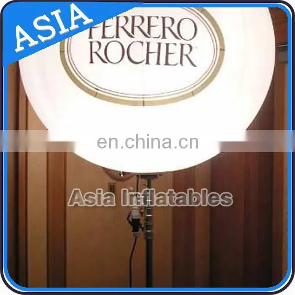 Durable and cheap giant inflatable advertising mirror balloon/ silk silver balloon