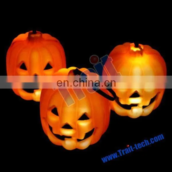 Funny Spider Hollow Out Pumpkin LED Night Light for Halloween Decoration