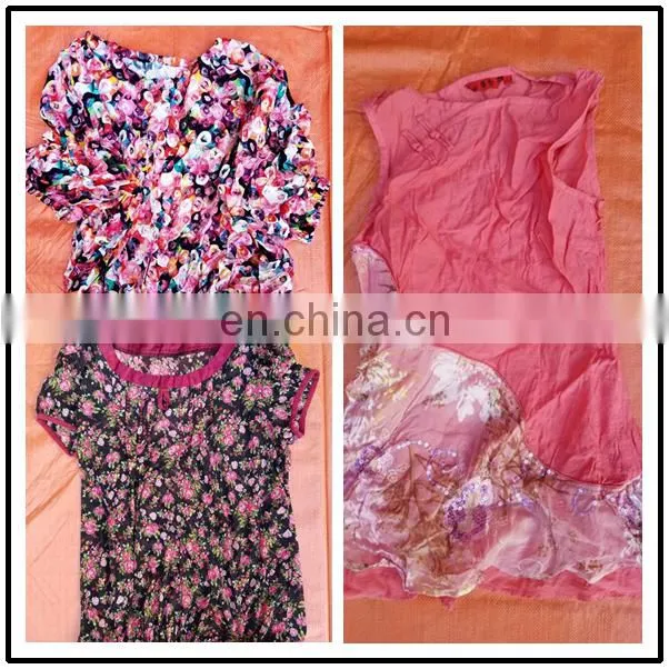 Used clothing mixed in bales African silk skirt used clothing singapore