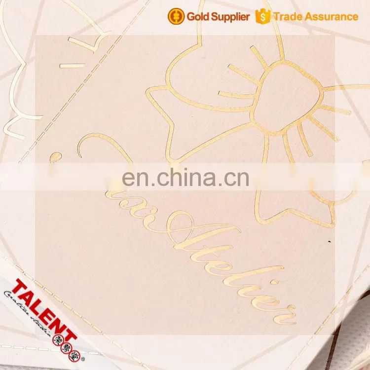 custom high quality Special embossing paper private design handmade hang tag
