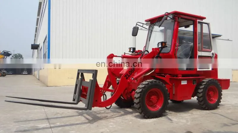 Popular small single engine 4wd mini loader
