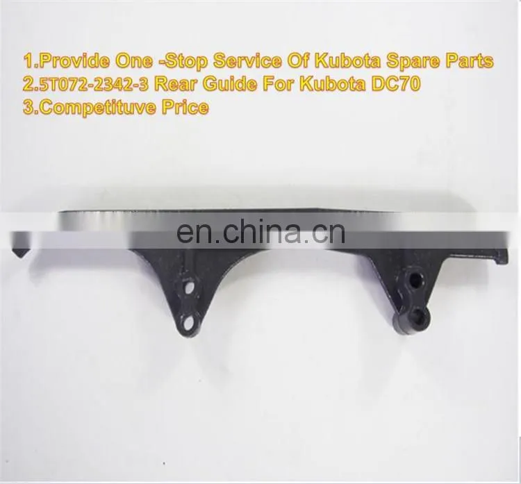 1E6B30-7351 DC68G Kubota Spare Parts Guide Crawler Rear