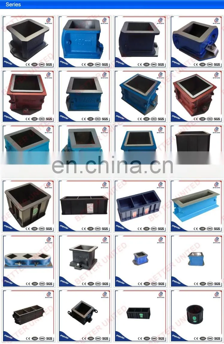 Export Quality Detachable Concrete Test Cylinder Molds