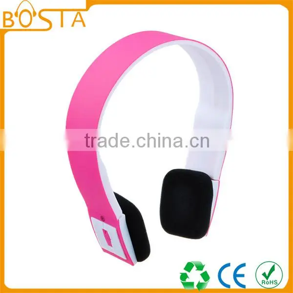 Clearance sales sports colorful music stereo mobile ribbon bluetooth headsets 2.0