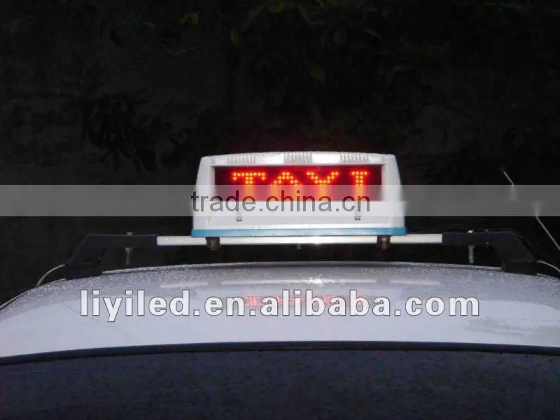 scrolling message mini taxi led display