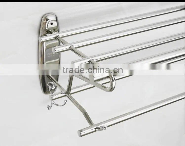 Wesda Bathroom Hardware Set metal bathroom hotel towel shelf a081