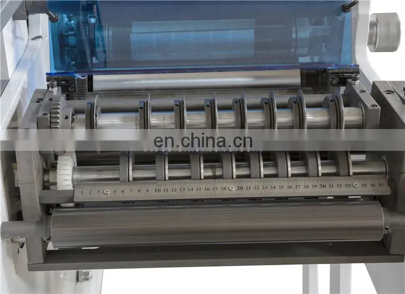 USK320 Roll to Roll Automatic Self Adhesive Blank Barcode Sticker Rotary Kiss Die Cutter Slitter Rewinder Machine