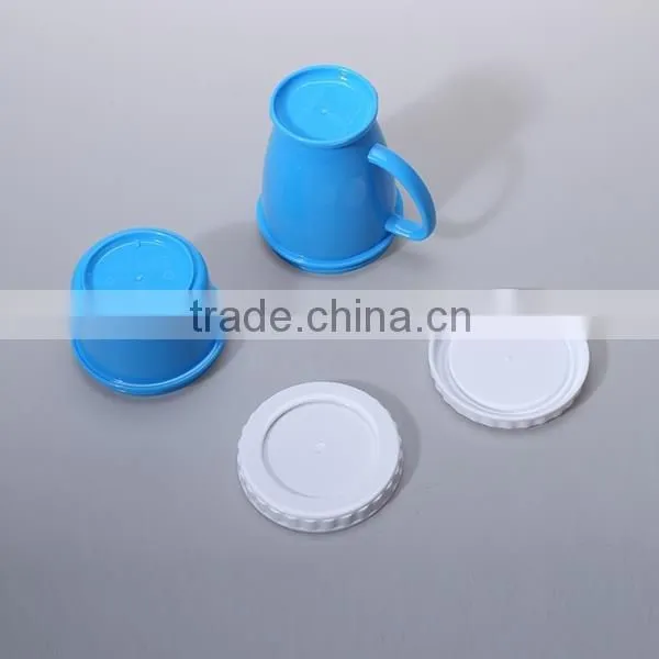 plastic 200ml snack box and 300ml plasic mug with lid