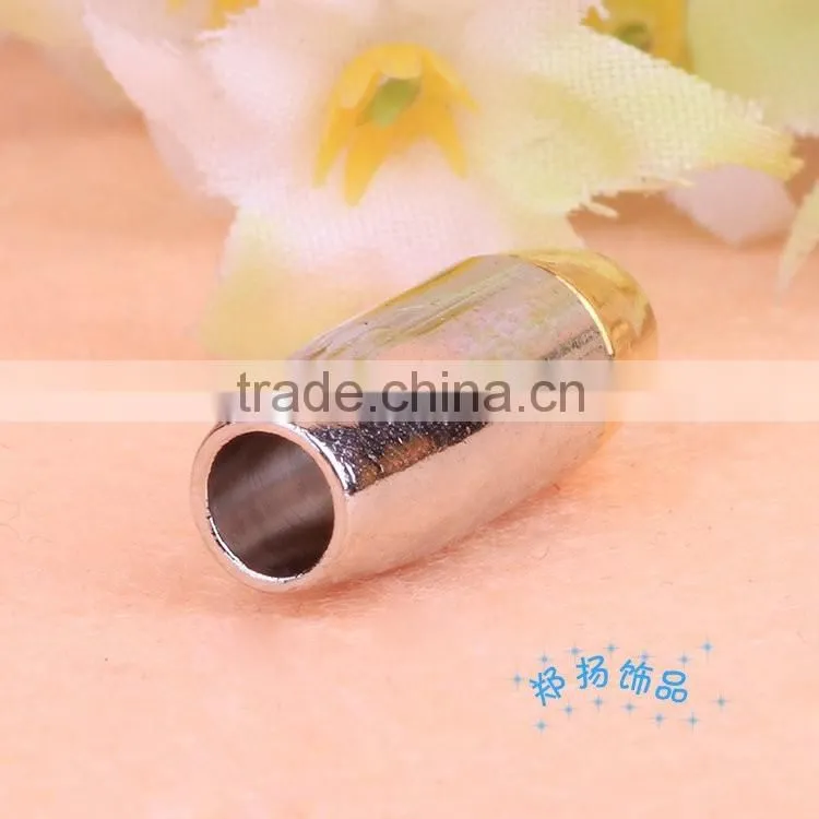 Braided leather bracelet stainless steel magnetic clasps for bracelet jewelry