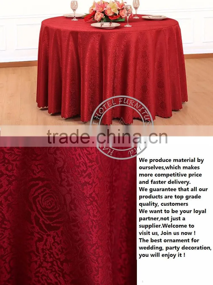 wholesale Double Layer Table Cloth for wedding decoration