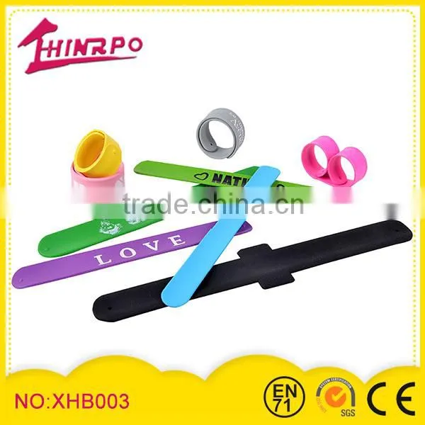 hot selling fashion silicone slap bracelet