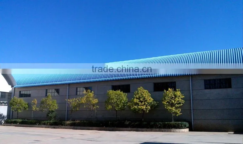 steel framed structure ceiling used in the factory