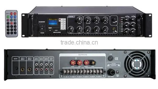 Professional Power Supply Amplifiers with USB/SD MP3 player ST2120BC