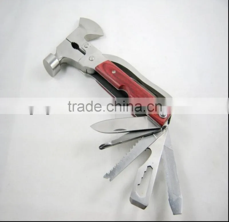 Stainless steel multi-function hammer with screwdriver