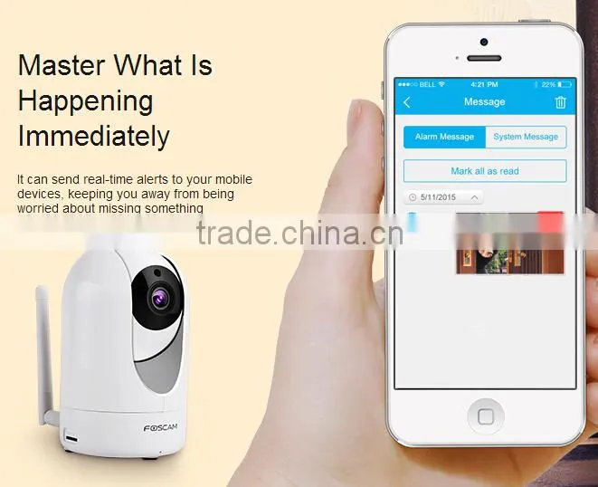 P2P 1080P Foscam R2 HD 2.0MP Cloud IP Camera TF Storage 8x Digital Zoom Onvif WH