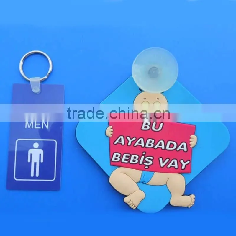 high quality soft pvc Baby On Board Car Signs,Baby On Board