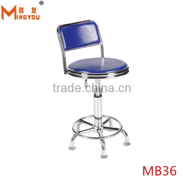 modern design durable metal swivel bar stool