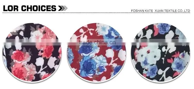 Beach dress crepe rayon fabric for clothing