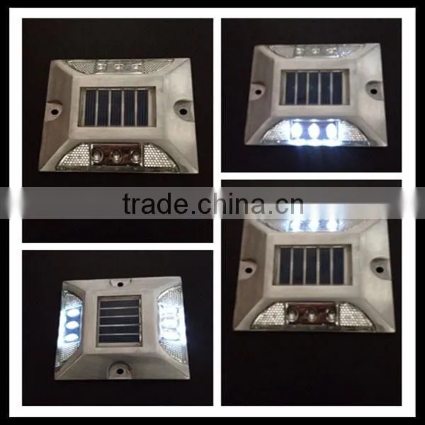 solar LED flash traffic marking stainless steel road stud