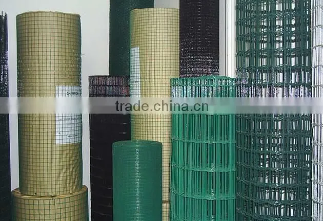 electro galvanized/PVC coated/Hot dipped galvanized welded wire mesh