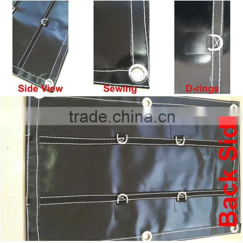 Waterproof and Fireproof PVC Coated Canvas Tarpaulin