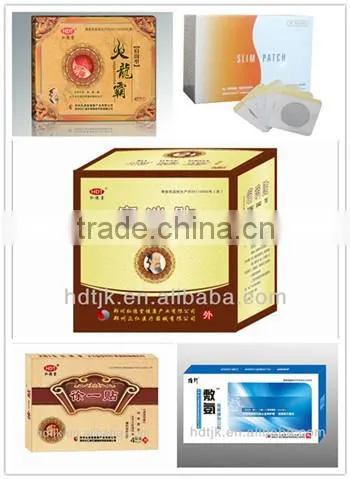 Chinese herbal healthcare detox foot patch