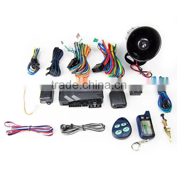 Russian Version Tomahawk TZ9030 LCD Remote two way car alarm security system