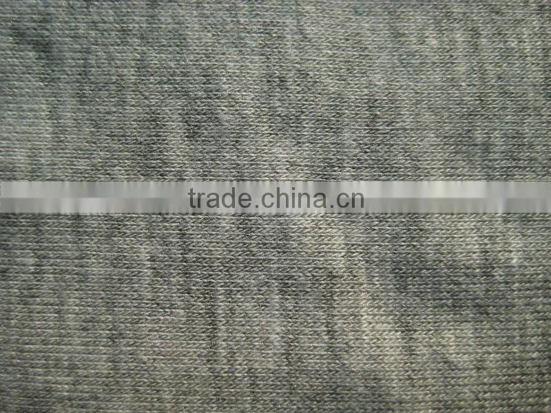 grey melange jersey fabrics