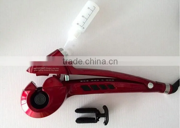 Easy Curl Vapor Curling Iron Automatic LCD Steam Hair Curler Temperature Adjustable Electric Hair Roller