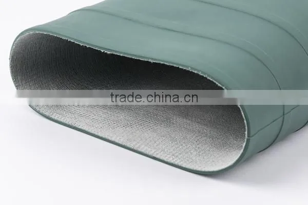 China pvc white boots with steel toe cap