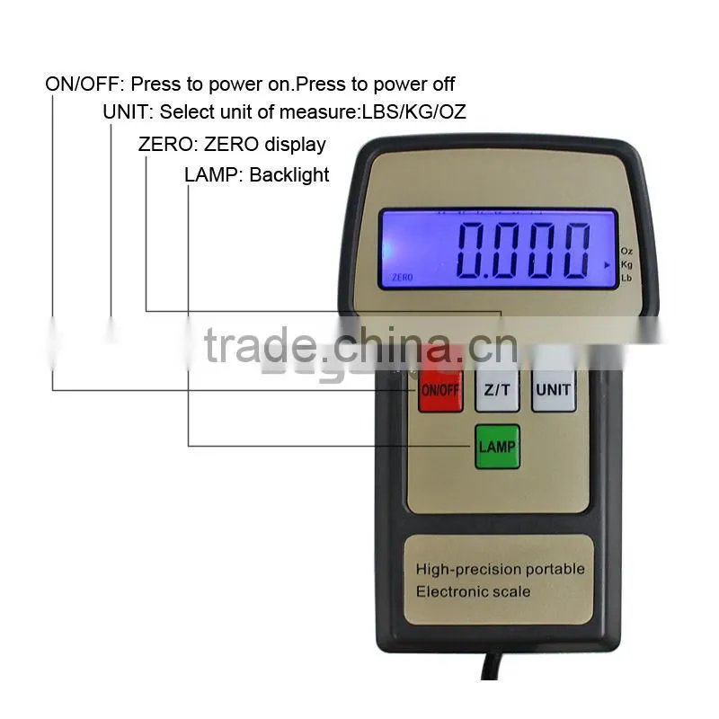 Portable Digital Electronic HVAC Refrigerant Charging Weighing Weight Scale
