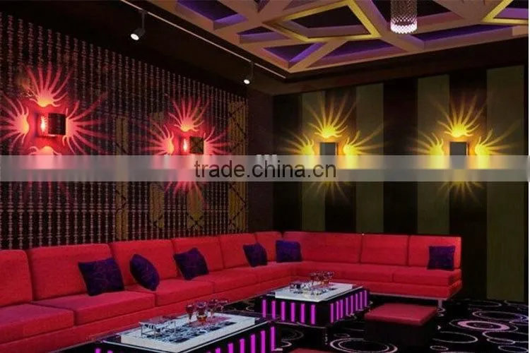 Modern led wall lamp 3W novelty led lighting decroation KTV light