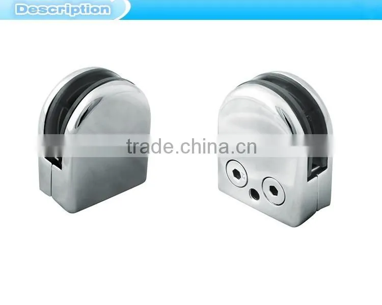 stainess steel glass clamp stainless pipe clamp for handrail