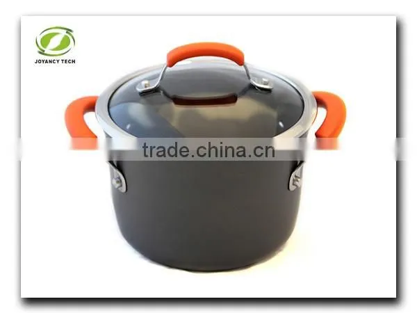 De aluminio antiadherente rojo cazuela de ceramica Cacerola de salsa