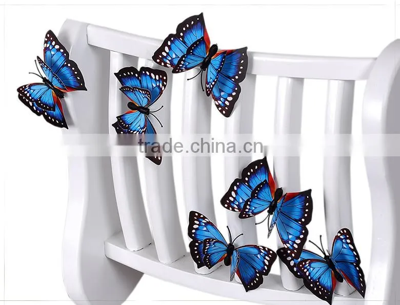 Spring Ornament 3D Purple decorative butterfly wall decor