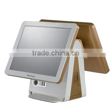 Android OS 15 inch LED touch screen monitor pos system terminals for car washes stores