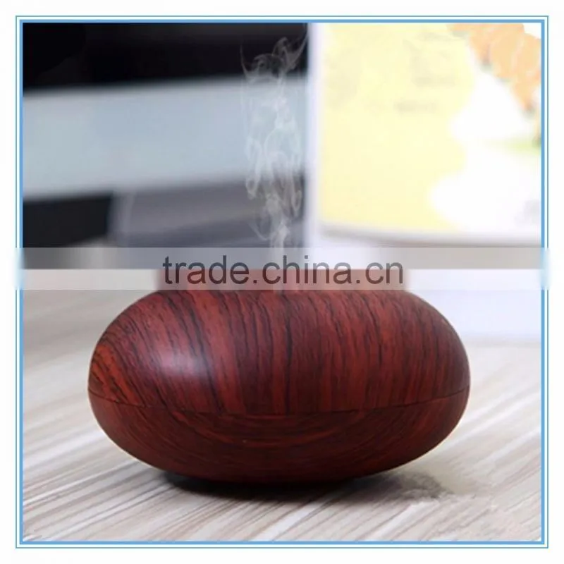 Wood grain cool mist ultrasonic oil diffuser with USB connector