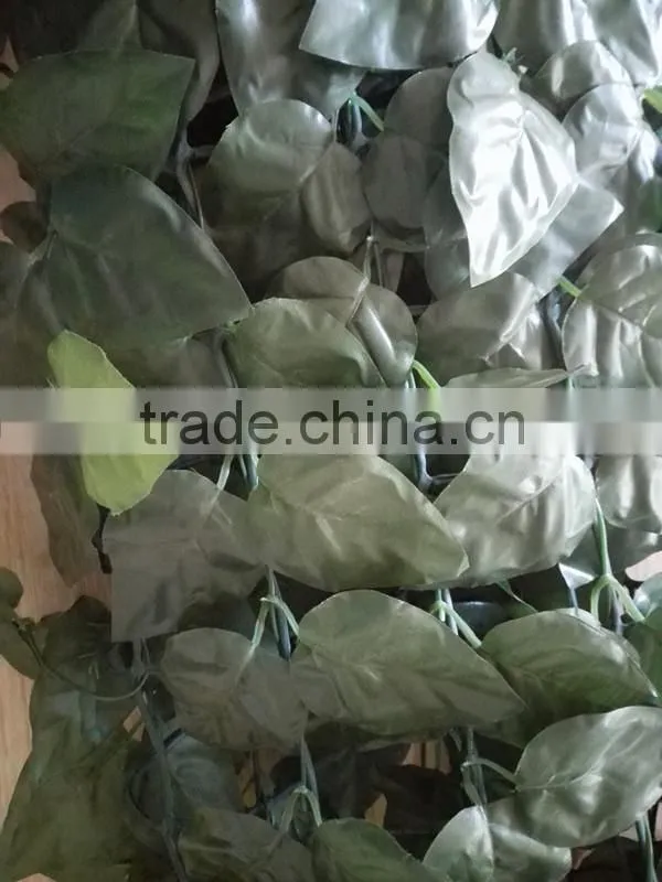 100X300cm Outdoor decorative peach leaves fence garden plastic fence