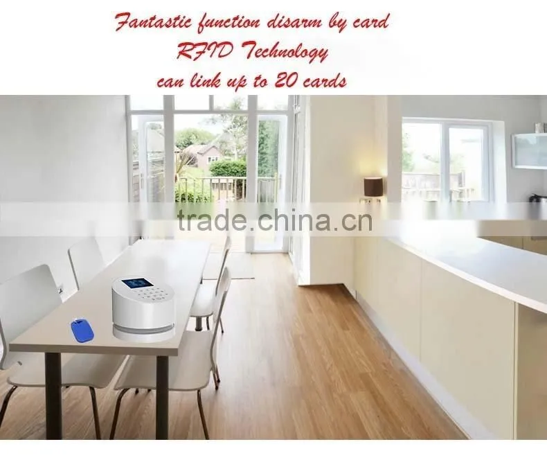 KERUI new Wifi based support IOS Android phone control gsm security wireless smart security alarm system