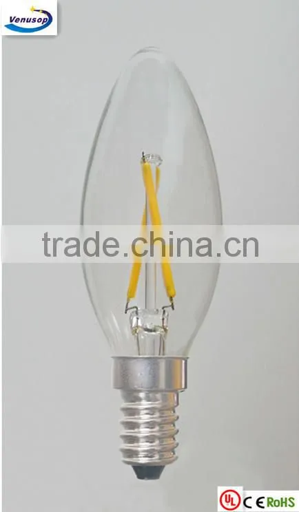 dimmable C35 4W LED FILAMENT candle lights E12S 110V US