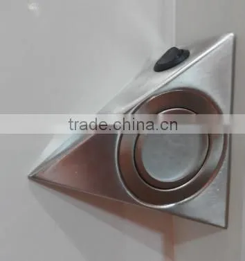led triangle kitchen lighting 1.2w/ 2.88w wall light with on off switch