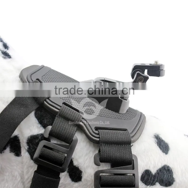 2016 New Wholesale Go pro fetch chest mount Dog harness belt accessories kit for xiaomi yi camera SJ4000