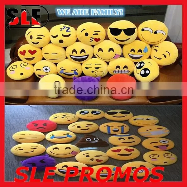 Hot New Products For 2016 PP Cotton Emoji Cushion,Plush Emoji Pillow Novelty Products For Sell
