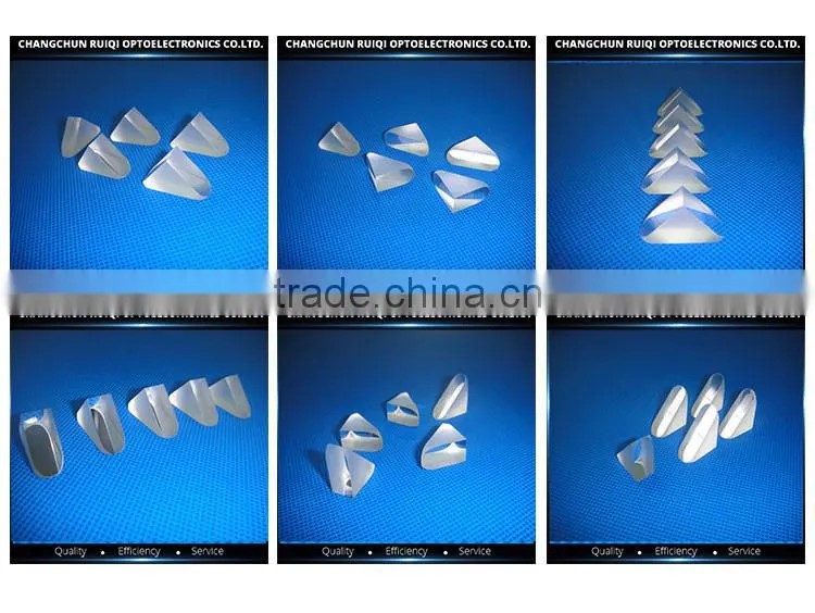 20mm Round Corners Optical Glass Quartz crystal Right Angle Prism