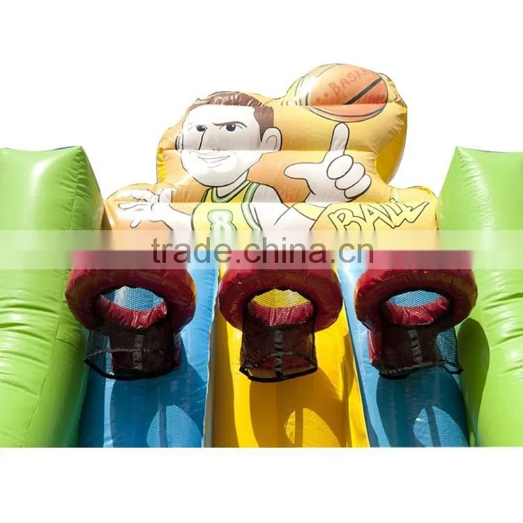 hot sale interesting inflatable interactive basketball games for adults