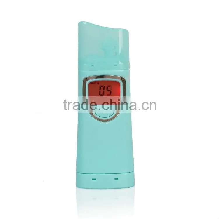 wine alcohol tester, digital breathalyzer with keychain and mouthpiece