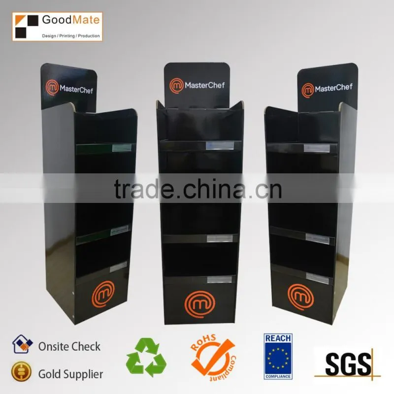 POP Corrugated Cardboard Heavy Duty Floor Display Stand